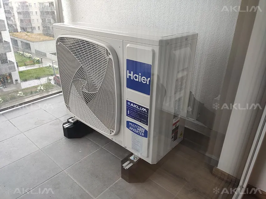 Instalacja klimatyzacji Haier Multi Split jednostka zewnętrzna