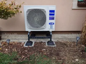 Instalacja klimatyzacji do domu Haier Flexis Plus jednostka zewnętrzna