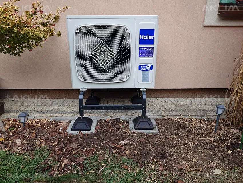 Instalacja klimatyzacji do domu Haier Flexis Plus jednostka zewnętrzna