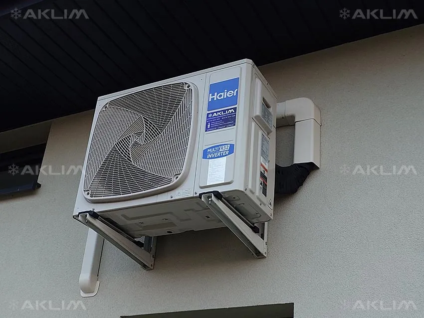 Montaż klimatyzacji Haier Flexis Plus BH w Lublinie jednostka zewnętrzna