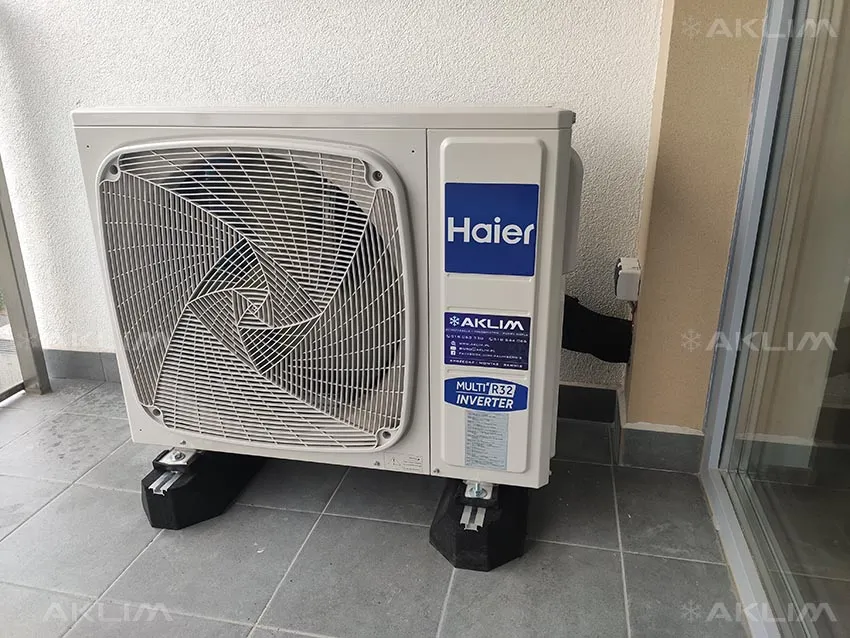 Montaż klimatyzacji Haier Multi Split jednostka zewnętrzna