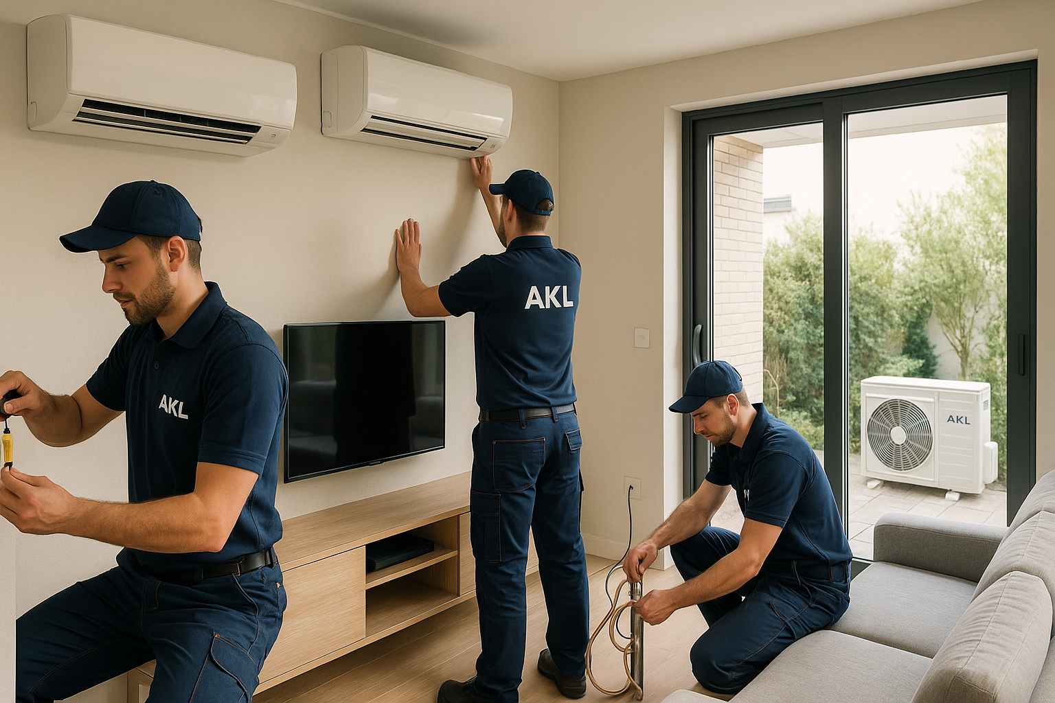Montaż klimatyzacji Multi Split w domu w Lublinie wykonywany przez specjalistów AKLIM