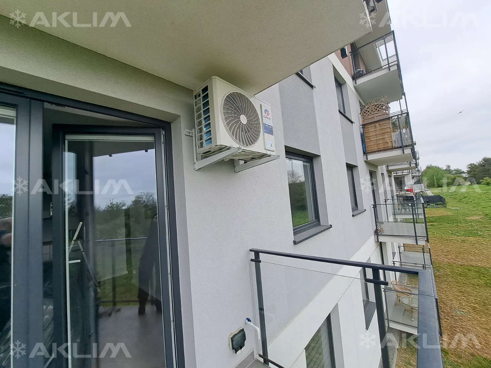 Klimatyzacja do domu GREE AIRY w Lublinie jednostka zewnętrzna
