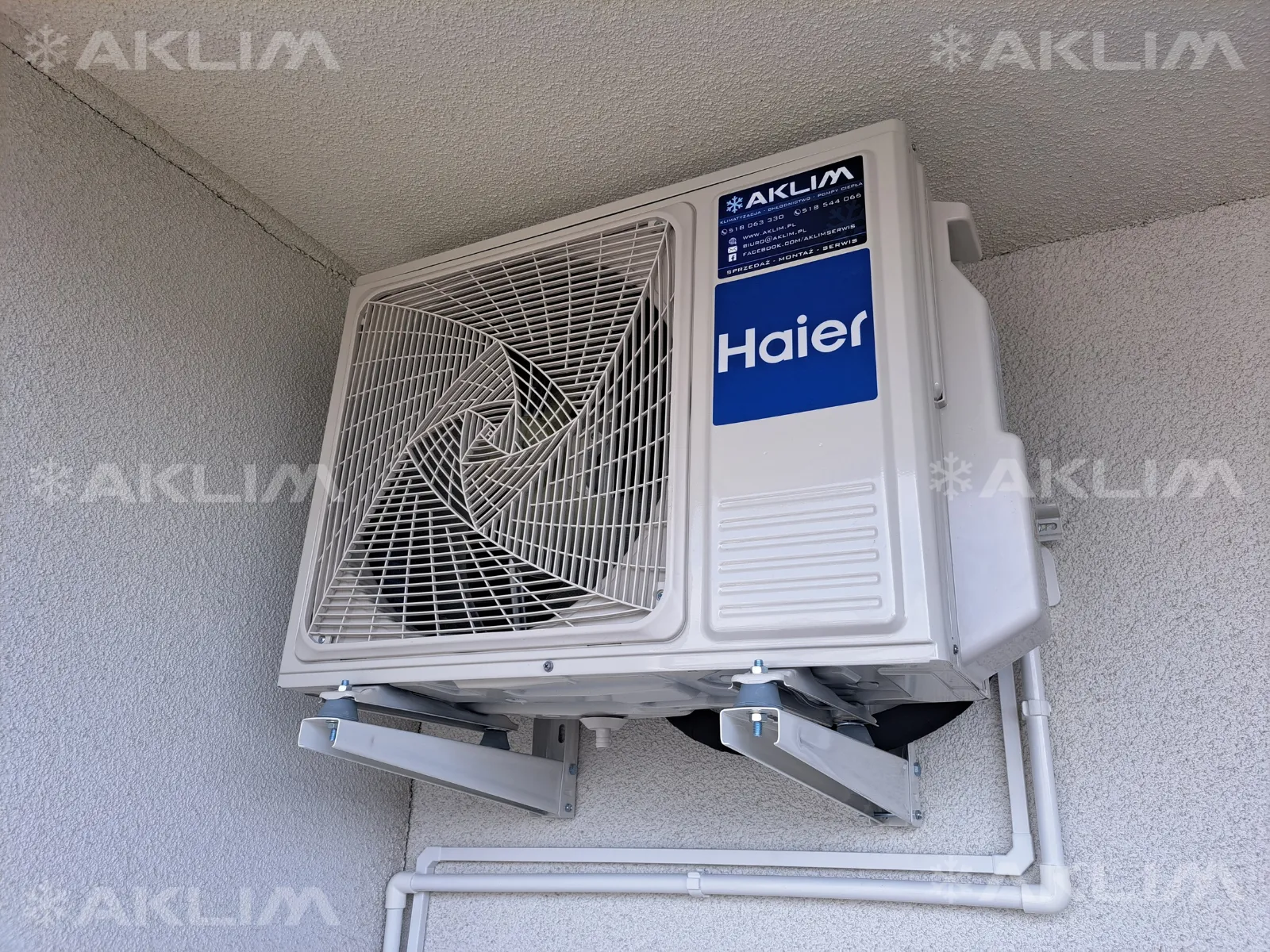 Montaż klimatyzacji w domu Haier w mieszkaniu Lublin